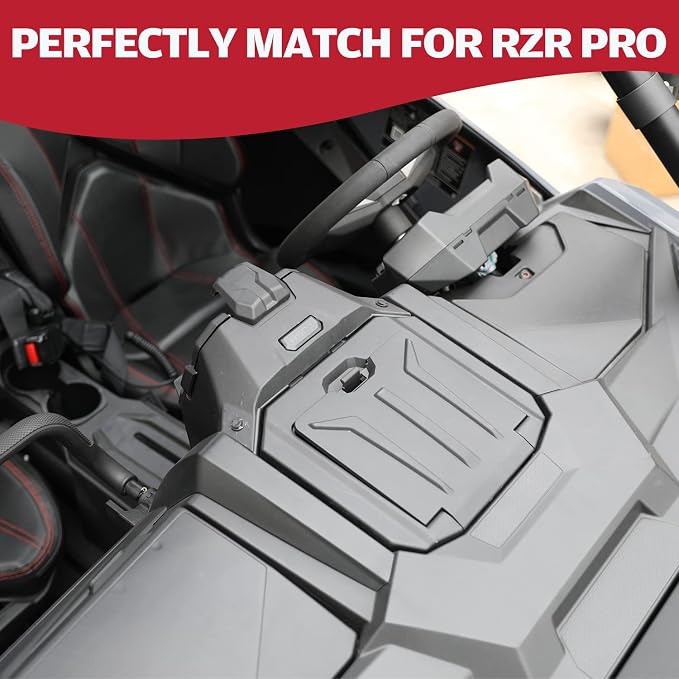 A & UTV PRO Center Console Dash Storage Box for 2020-2024 Polaris RZR PRO XP/ XP4 Accessories, Dash Storage Bins for RZR PRO R/Turbo R 2022-2024, Center Console for UTV
