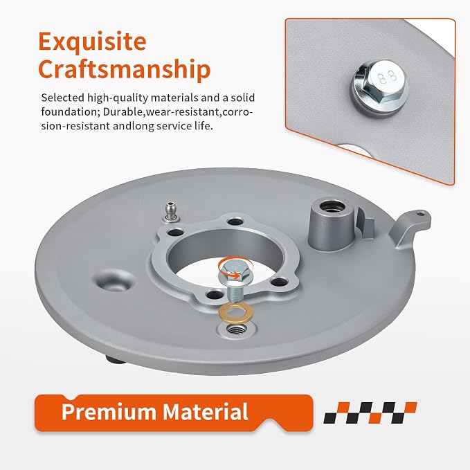 Rear Brake Drum Plate for Yamaha Kodiak Grizzly Big Bear 350 400 600 1993-2001 4SH-25321-00-00