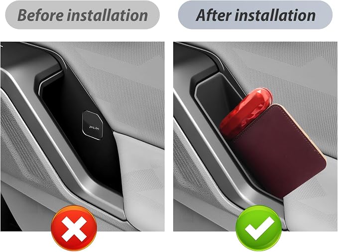 SKTU 4Pack for 2026 Toyota RAV4 Door Side Storage Box for 2026+ Toyota RAV4 (LE/SE/XLE Premium/Woodland/XSE/Limited) Door Handle Organizer 2026 RAV4 Accessories Insert Glove Pallet (Front & Rear)