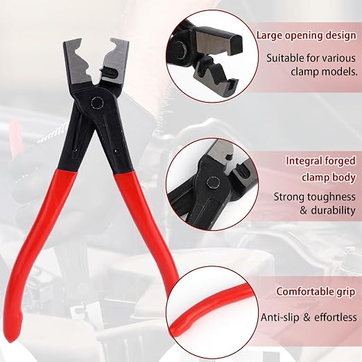 LUOWPZI 11PCS Automotive Electrical Connector Removal Tool Kit, Electrical Disconnect Pliers, Relay Puller, Hose Remover, Terminal Pin Extractor & Panel Clip Tool Set for Car Repair with Storage Bag