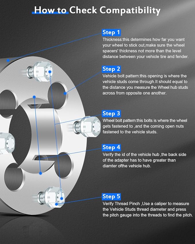 ECCPP 4PCS 2inch Wheel Spacers Adapters Conversion 4x110 to 4x137 for 2000-2006 for Honda Rancher 350 | 4 Lug 50mm 2007-2010 for Suzuki King Quad 450 1995-2009 for Yamaha Wolverine 350