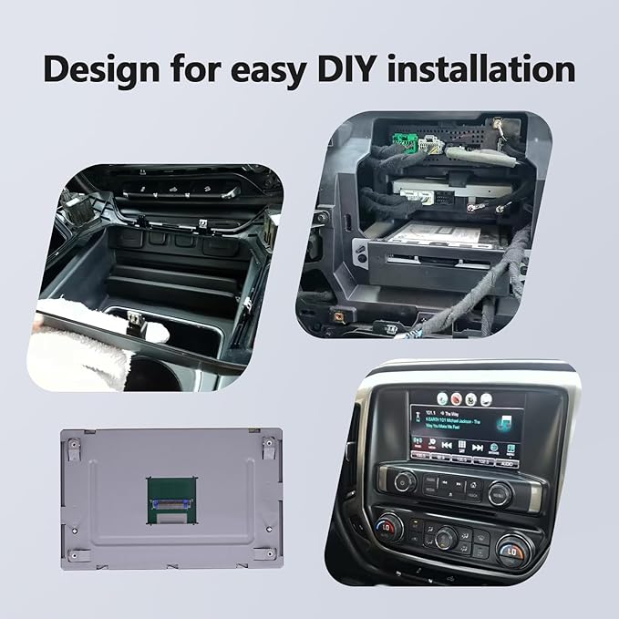 8 Inches Touch Screen-Digitizer Navigation Radio LCD Compatible Chevy Silverado Suburban Tahoe Colorado, GMC Sierra Yukon Acadia Terrain Canyon Replace DJ080PA-01A