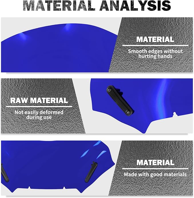 Road Glide Windshield 13.5" Wave Fairing Windscreen Cover for Harley FLTRX 2024-2025, FLTRXSE 2023-2025, FLTRXSTSE 2024-2025 Blue