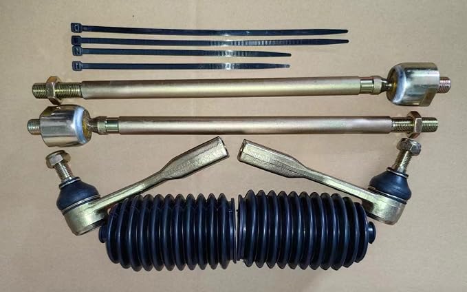 Left Right Steering Boots Tie Rod Ends & Rack Ends Replacement 51-1089 for 2018 2019 2020 2021 2022 Polaris Ranger 1000, Fullsize & Ranger XP 1000 EPS UTVs Steering Rack
