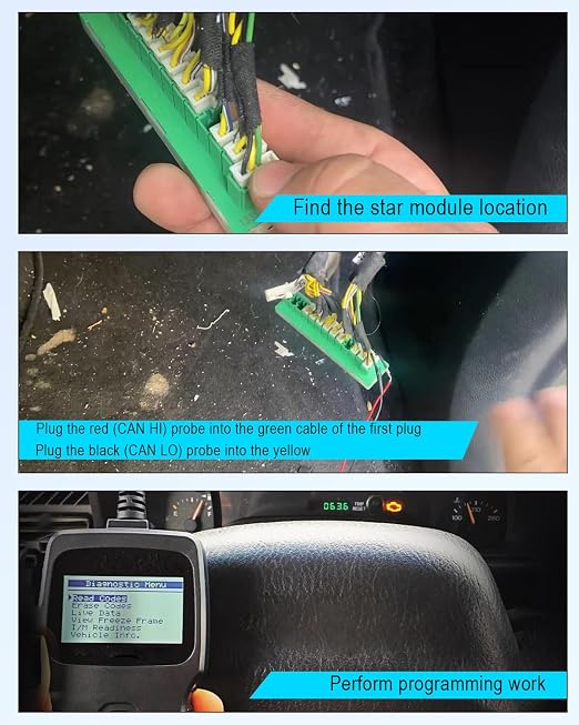 Universal Programming Cable Adapter Connector Fit for Chrysler Dodge Jeep 2018 2019 2020 2021 2022 2023 2024 2025