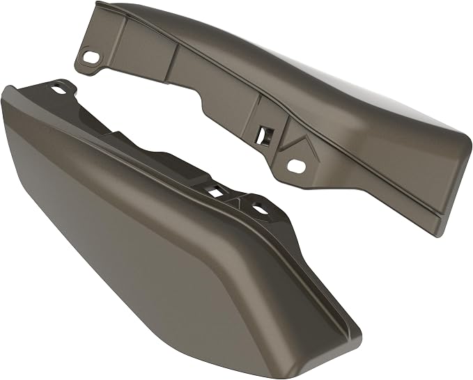 Color - Matched Mid Frame Air Deflectors Heat Shield, Perfectly Fit for Harley Touring Models 2009-2026 River Rock Gray