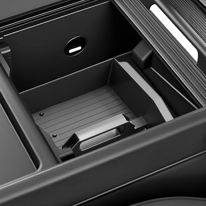 SKTU 2025 2026 Honda Odyssey Center Console Organizer for 2025 2026 Honda Odyssey (EX-L/Sport-L/Touring/Elite) Console Tray Honda Odyssey 2025 2026 Accessories ABS Armrest Secondary Storage Box