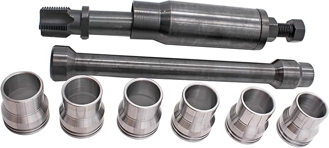 Injector Sleeve Cup Removal Tool and Installation Tool with Parts Kit Compatible with Cat 3126 / 3216B Caterpillar C7 C9 with Style HUEI Injectors