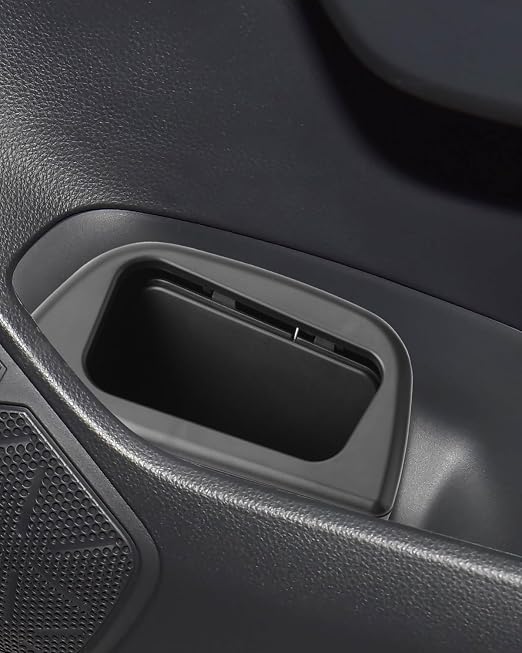 RAV 4 2025 Trash Can for Door 2025 Toyota RAV 4 Hybrid Accessories (LE/SE/XLE Premium/Woodland/XSE/Limited) Passenger Side Door | Car Door Trashcan w/Lid, ABS Plastic, Lightweight & Leak Proof | Black