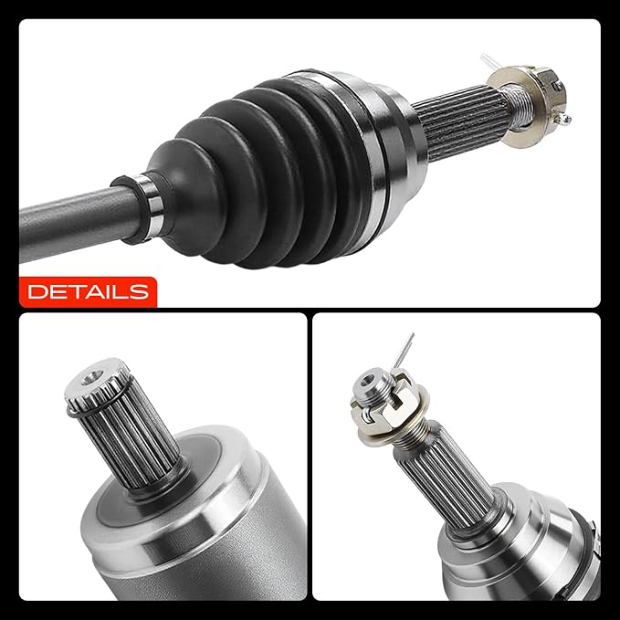 A-Premium Front CV Axle Shaft Assembly for John Deere Models | Compatible with Gator HPX 4X4 2010 2011 2012, Gator HPX 4x4 Diesel 2010 2011 2012, Front Left and Right, Set of 2 (1 Pair)