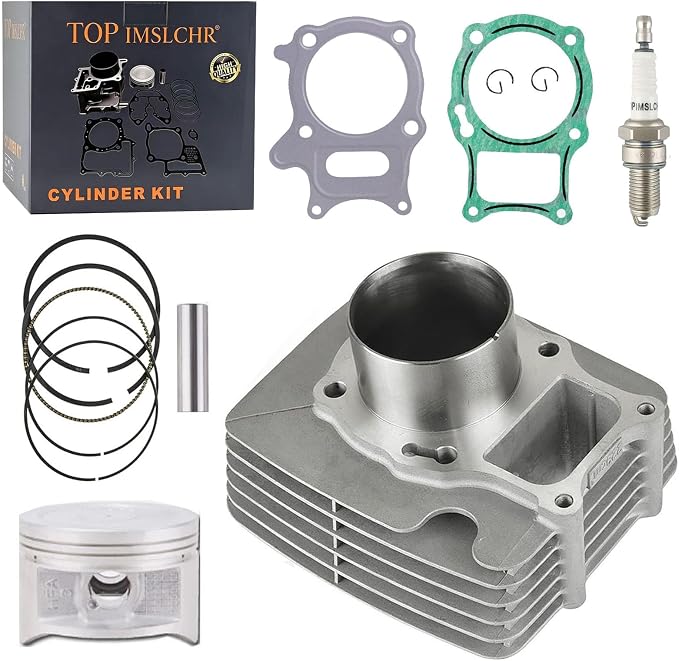 68.5MM Cylinder Piston Gasket Top End Rebuild Kit Compatible with Honda TRX250 TRX250EX Recon 250 Sportrax 250X TE 2x4 ES 2002-2025