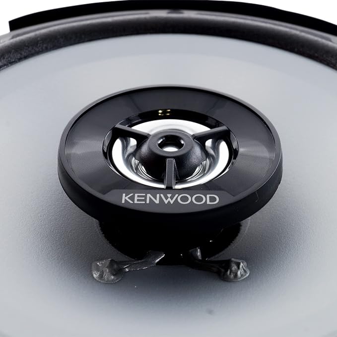 Kenwood KFC-1666S Car Stereo Speaker 6-1/2" 2-Way Speakers with Powerful Sound and Easy Installation - Elevate Your Car Audio