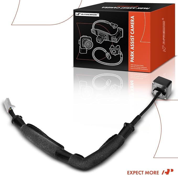 A-Premium Rear View Backup Camera Compatible with Nissan | Parking Camera for 2017 2018 2019 2020 Pathfinder - Replace# 284429PJ1A