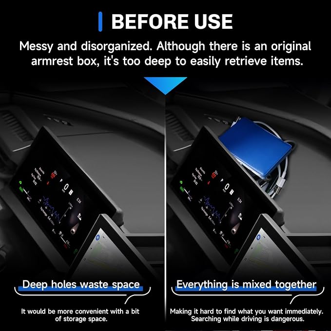 SXCY for 2026 Toyota RAV4 Dashboard Organizer Tray for 2026 Toyota RAV4 Accessories Dashboard Multifunctional Storage Mobile Phone Holder Silicone Console Tray 2026 RAV4 Behind Dash Console Organizer | 2026 RAV4 Dashboard Multifunctional Storage