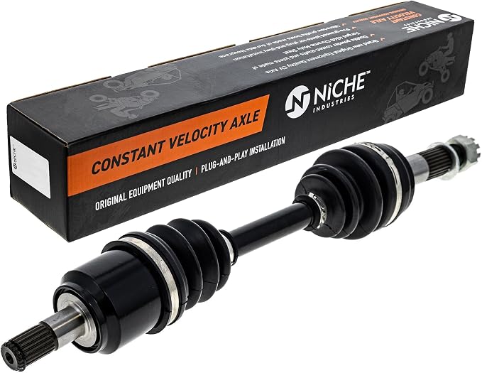 NICHE Front Left CV Axle Drive Shaft for Honda 44350-HR3-W51 44220-HR3-W51 | For Honda, Fits 2017-2019 Honda FourTrax Rancher 420 TRX420FA2/TRX420FE1/TRX420FM1/TRX420FM2, Replaces 44350-HR3-W51