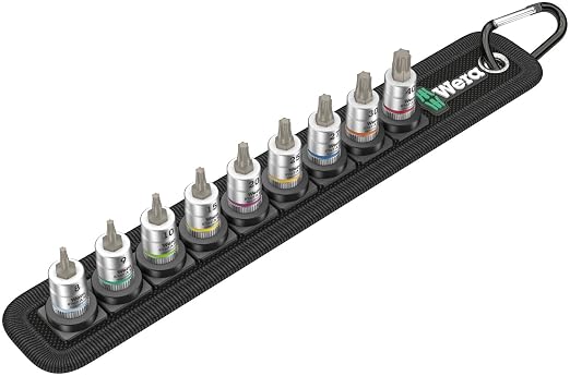Wera 05003882001 Belt 3 Torx Hf Bitnuss/Set Torx with Holding Function