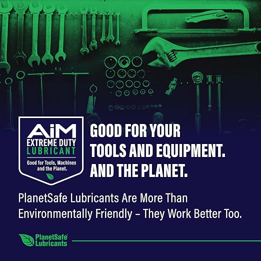 PlanetSafe Lubricants AiM Bike Chain Lube - 1oz + 2 oz - Bicycle Chain Lubricant for Road, Mountain & MTB Bikes - Dry and Wet Conditions - Non Hazardous, Safe for You - Made in the USA!
