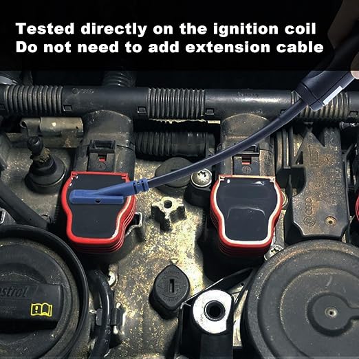 Hantek Signal Probe Coil-on-Plug HT20COP, Automotive Diagnosis Probe Waveform of Automobile Engine 2M BNC Probe