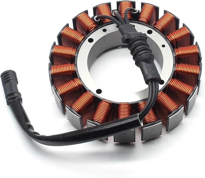 MZS Motorcycle Magneto Stator Touring Coil 29987-06 50 Amp 3-Phase Compatible with Road Glide 2006-2016 / Electra Glide 2006-2016 / Road King 2006-2016 / Street Glide 2006-2016 / Tri Glide 2009-2016