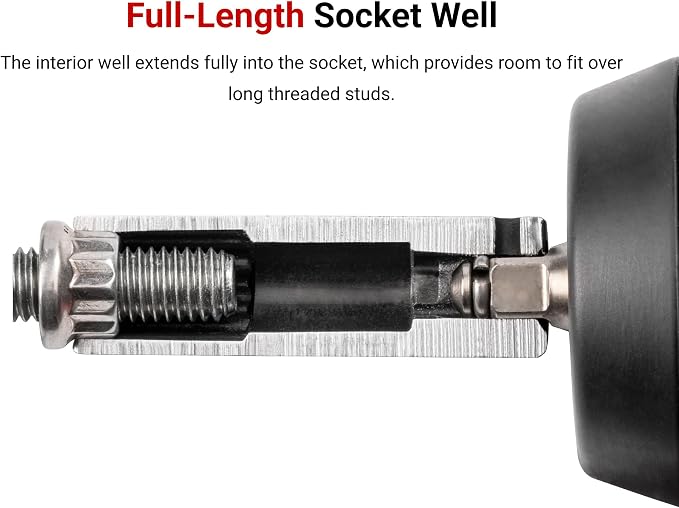 TEKTON 1/4 Inch Drive Impact Socket Set, 16-Piece | SID90107