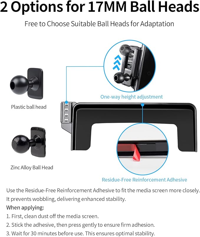 15W Wireless Fast Charger for Mercedes Benz GLC-Class 2020-2022/C-Class 2019-2021 Accessories 10.25 inch Screen Fixed Clip, Auto Accessories Navigation Bracket, 360° Rotation
