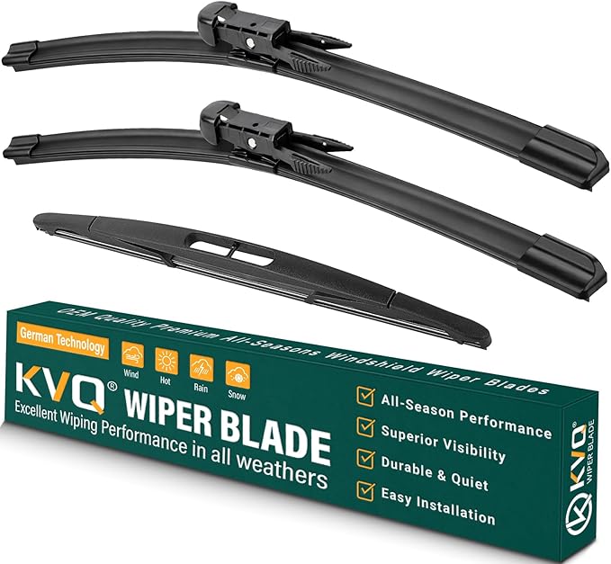 Windshield Wiper Blades Replacement for Ford Escape 2008 2009 2010 2011 2012,Original Equipment Replacement Front Rear Wiper Blade Set - 20" 20" 12" (Set of 3)