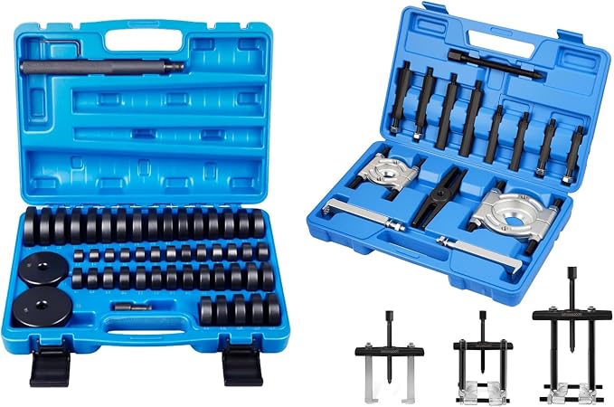 DAYUAN 52 in 1 Custom Bushing Driver Set - Bundle with - Bearing Separator Puller Set