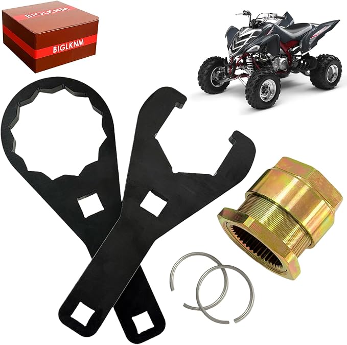 Axle Nut Wrench & Rear Jam Clip for TRX250X 300EX 400EX ATC250R | for ATC250R 350X, FourTrax 250 300, TRX300X, TRX400X, Sportrax 400, 08-0479, 90308-HB9-000