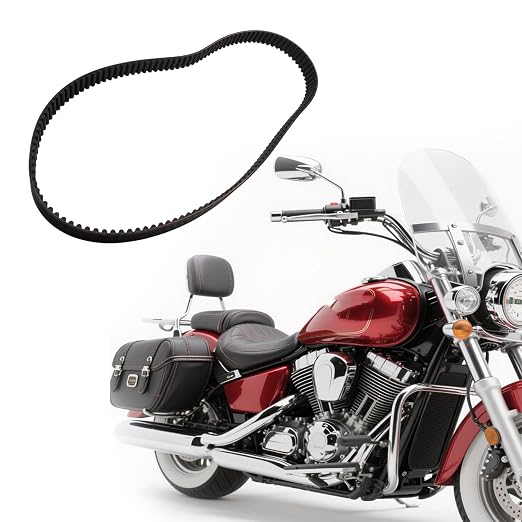 62-1233 Rear Drive Belt Fit for Yamaha XV1600A Road Star for Road Star 1600 | Replacement for 621233 4WM-46241-00-00,Fit for Yamaha XV1600AS Road Star Midnight,for XV1600AT Road Star Silverado