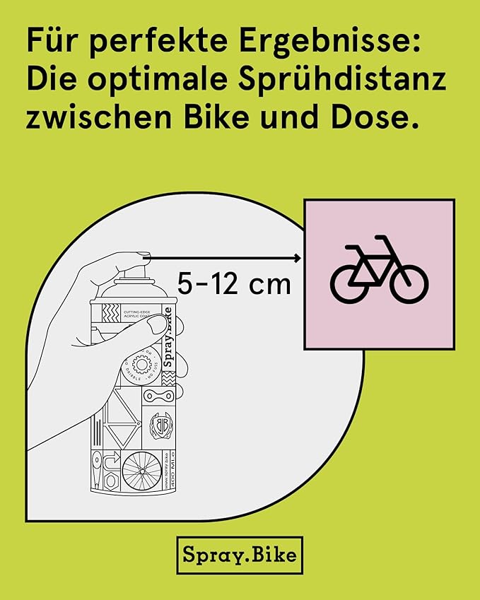 Spray.Bike Spray Paint - Black Friars | Designed Mainly for Bicycles | Multi-Use Acrylic Spray Paint for Metal, Plastic | High Coverage Bike Paint, 400ml