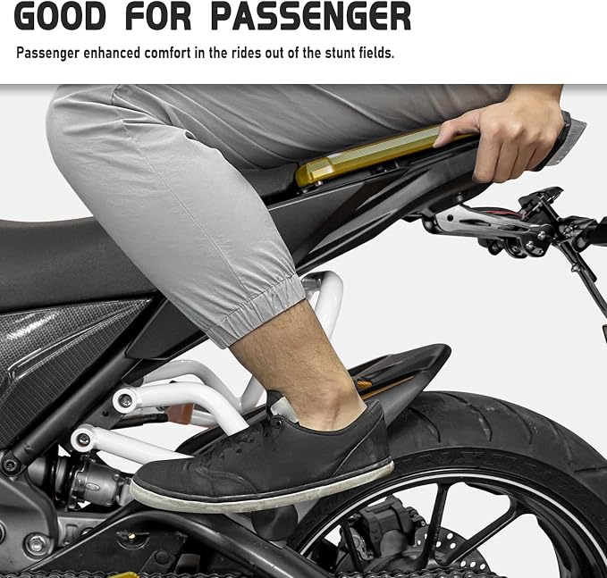 Motorcycle Crash Bar for Yamaha MT-09 FZ-09 MT09 FZ09 2013 2014 2015 2016 2017 2018 2019 2020 Rear Passenger Foot Peg Footrest Subcage Stunt Falling Protector
