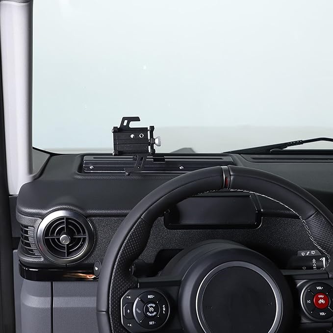 Car Central Control Multi-Function Phone Bracket Compatible with Ineos Grenadier 2020-2026 Dash Panel Track Cell Phone Holder Insert Accessories (Type A, Style A)