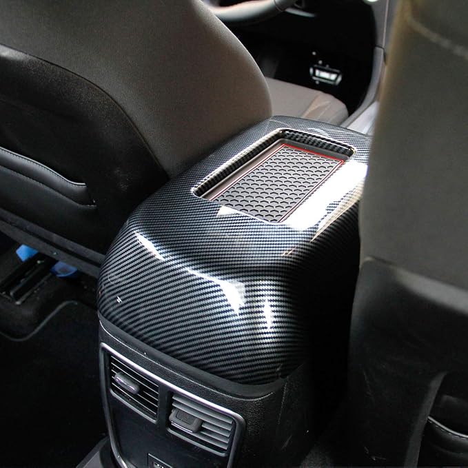 crosselec Center Console Organizer Armrest Box Cover Trim with Storage Slot for Dodge Charger 2011-2021/Chrysler 300 2015-2021