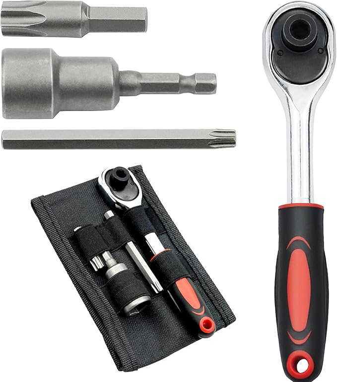 Hard Top Door Removal Torx Set Jeep Tool Kit Replace 82214166AB 68361574AB Compatible for Wrangler JL JK Gladiator Rubicon Sahara 2-4 Doors Soft Top (Red)
