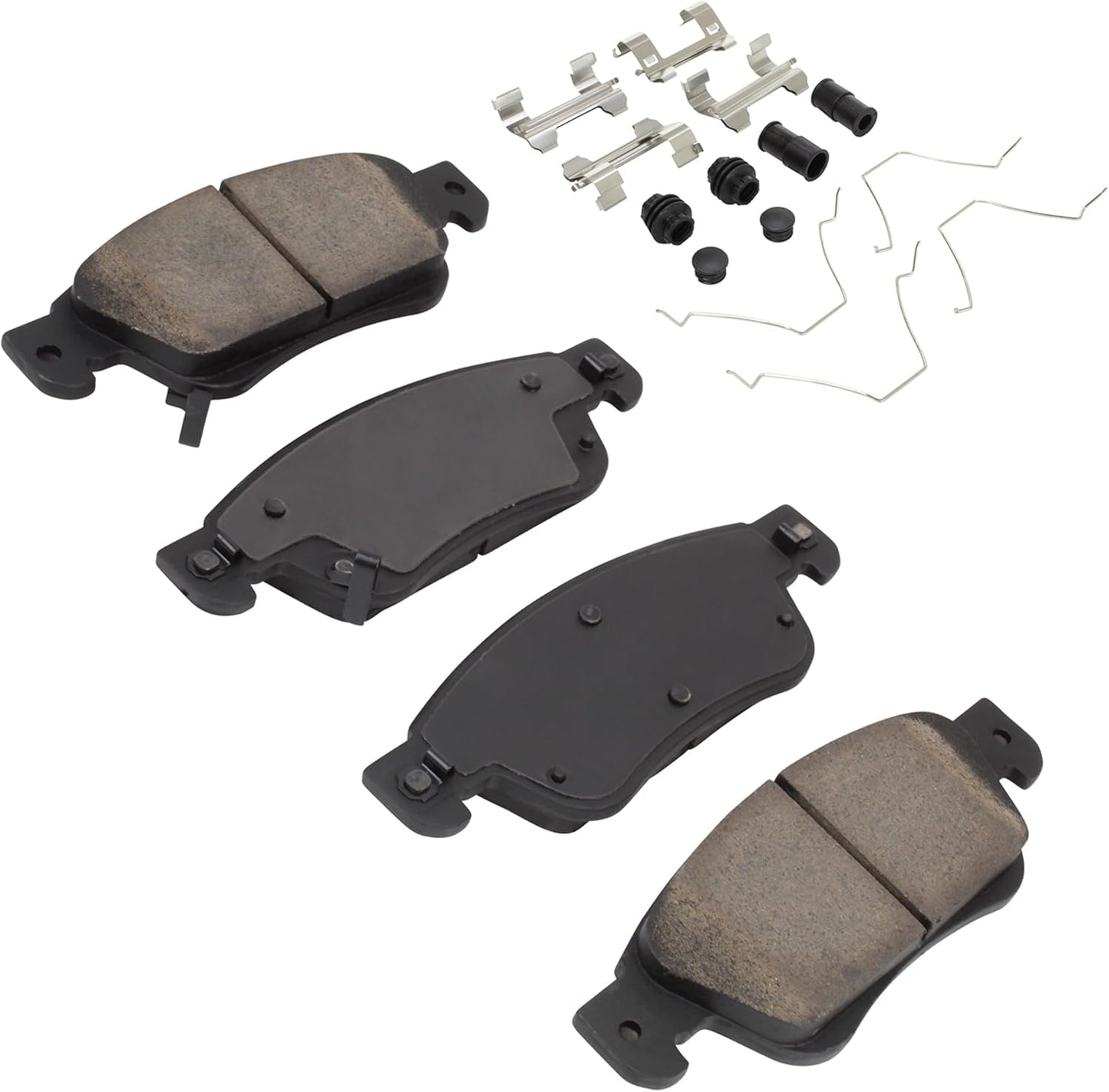 Premium Ceramic Front Brake Pads (1001-1287C) Compatible with INFINITI G35 2007-2008, INFINITI G37 2008-2013, INFINITI Q60 2014-2016