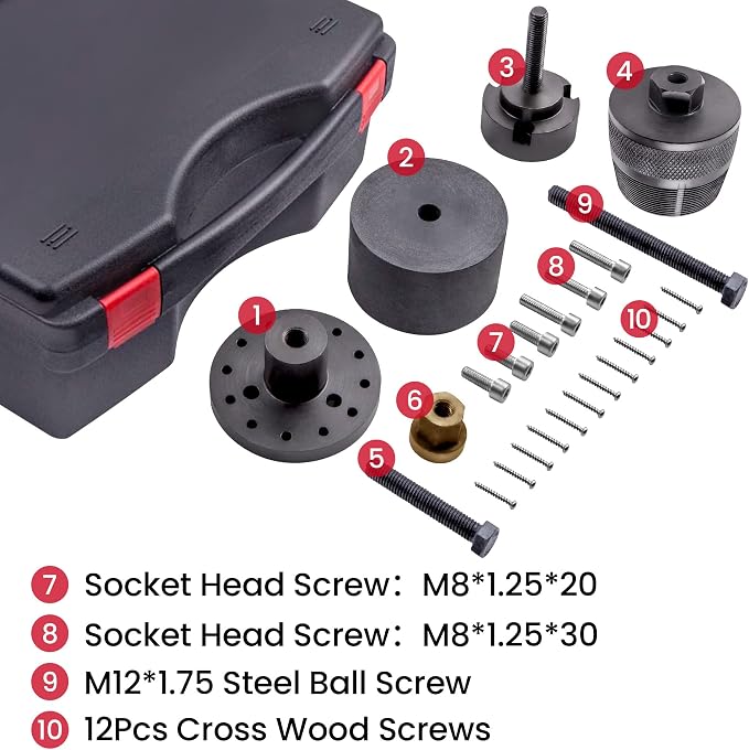 maXpeedingrods Front Crankshaft Seal Removal Kit Crankshaft Oil Seal Remover and Installer Kit for N40 N42 N45 N46 N52 N53 N54 Engines