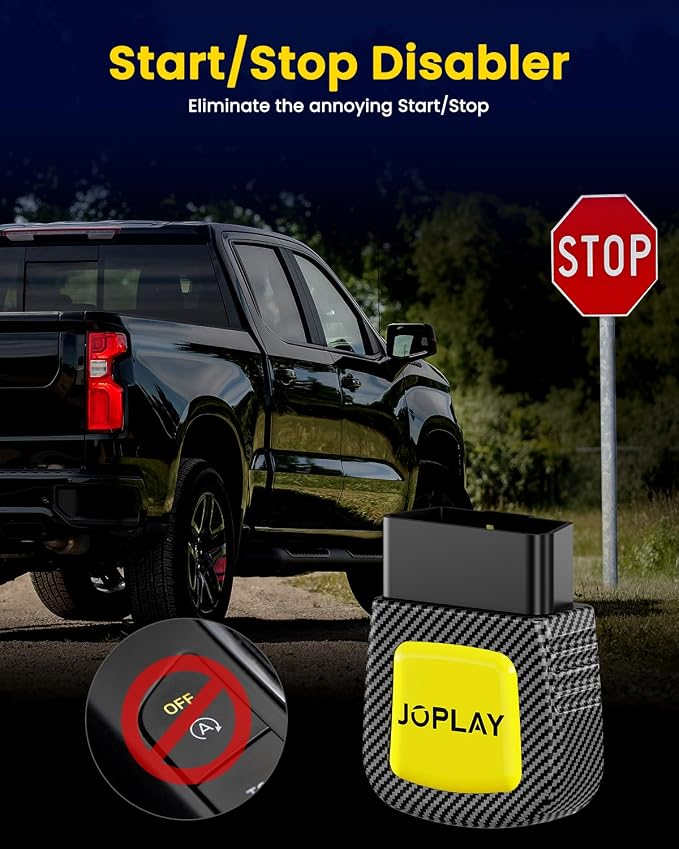 JOPLAY AFM DFM Disabler with Start-Stop, Automotive Grade, Low Power Draw, Compatible with Silverado Sierra Tahoe Yukon Cadillac