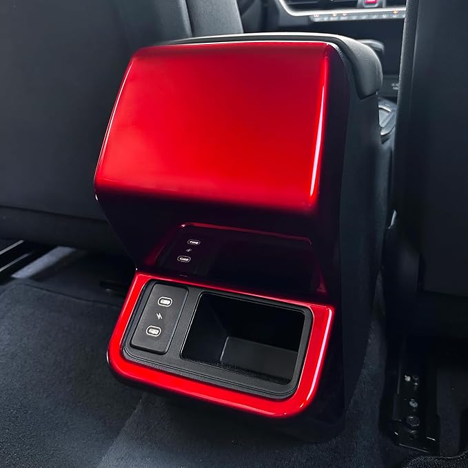 YOUTOOCAR Rear AC Vent Cover Compatible with Kia K4 2025-2026 Accessories (Red)