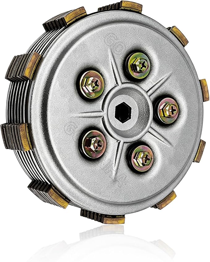 Clutch Kit & Inner Hub & Outer Pressure Plate With Complete Gaske for Yamaha Blaster 200 YFS200 1988-2006