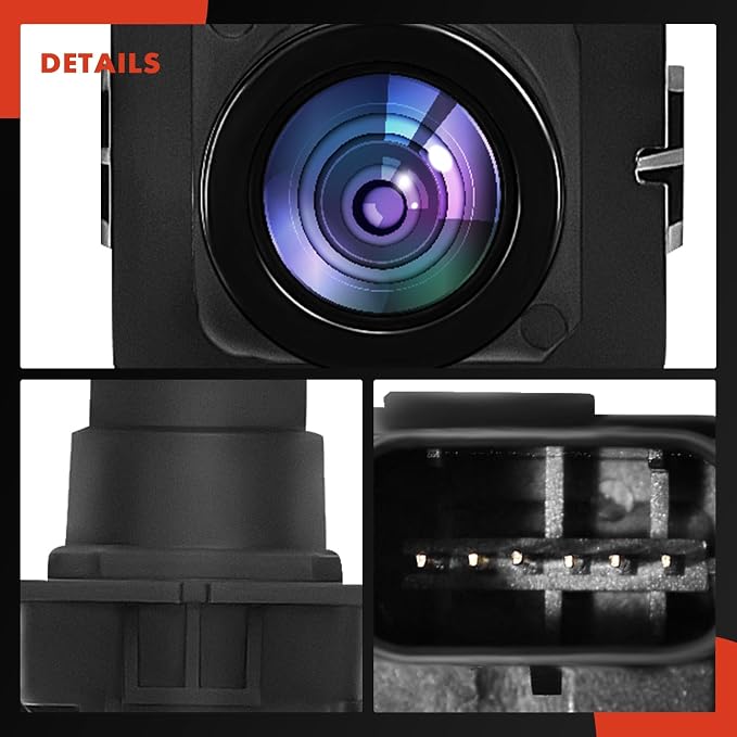 A-Premium Rear View Backup Camera C.A.P.A. Compliant Compatible with Ford | Parking Camera for Mustang 2015-2023 - Replace# FR3Z-19G490-A, FO1960121C