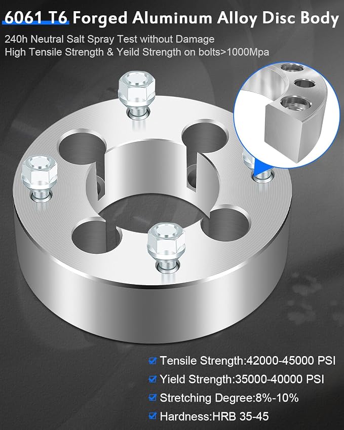 ECCPP 4PCS 2inch Wheel Spacers Adapters Conversion 4x110 to 4x137 for 2000-2006 for Honda Rancher 350 | 4 Lug 50mm 2007-2010 for Suzuki King Quad 450 1995-2009 for Yamaha Wolverine 350