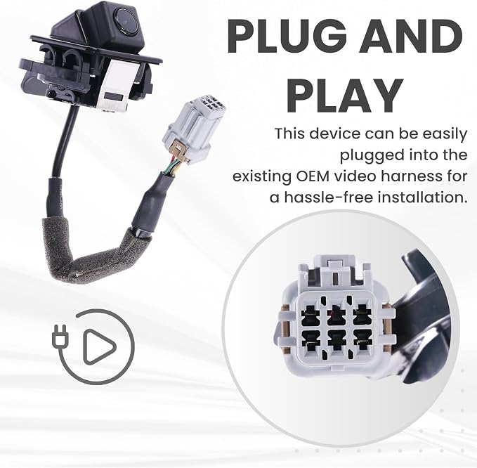 Backup Camera Replaces for 2014-2016 Kia Forte 5 OE Part # 95760A7700