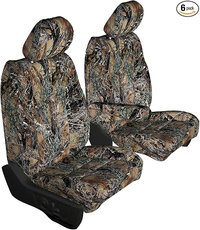 Durafit Seat Covers, Made to fit 2001-2004 Tacoma Pair of Flat Bucket Exact Seat Covers in MC2 Camo Endura (MC2)