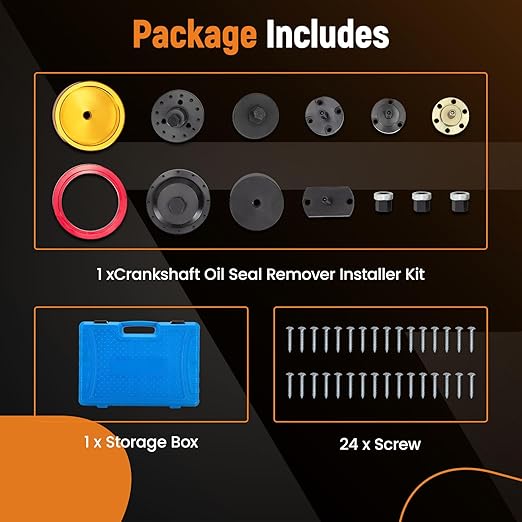 maXpeedingrods Crankshaft Front Rear Oil Seal Remover Installer Tool Kit for BMW N20 B38 N40 N42 N45 N45T N46 N46T N52 N53 N54 N55 Engine