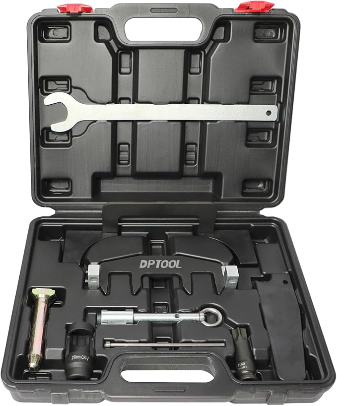 DPTOOL M271 Camshaft Adjuster Timing Chain Tool Kit Fuel Injector Remover Installer Set Compatible with Mercedes Benz M271 CLK SLK CLC C200 C180 E200 E260 SLK200
