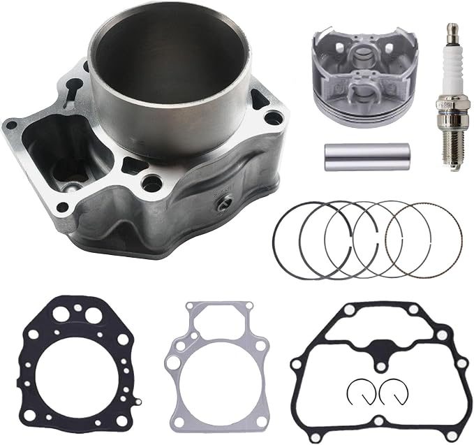 92mm Cylinder Piston Kit with Gaskets Compatible with TRX500 2012-2021 Foreman 500 4x4 Pioneer 500 UTV