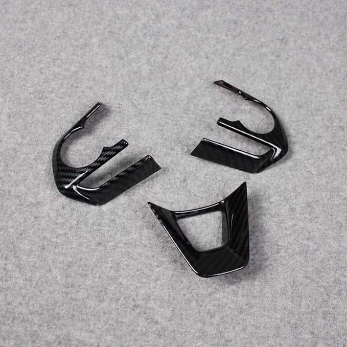 for Toyota RAV4 2019 2020 2021 2022 2023 2024 2025 Wheel Steering Trim Panel Cover Trims ABS Carbon Fiber Pattern