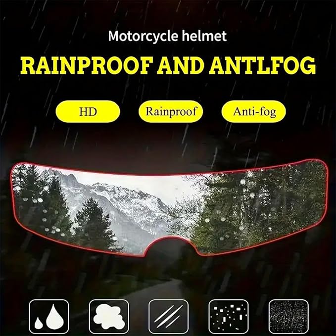 100ml Helmet Visor Anti Fog Spray, 100ml Anti Fog Spray for Helmet Visor | Streak-Free Polish Coating, Defogging Solution with Long-Lasting Protection,Clear Visibility for Motorcycle, Rain Conditions
