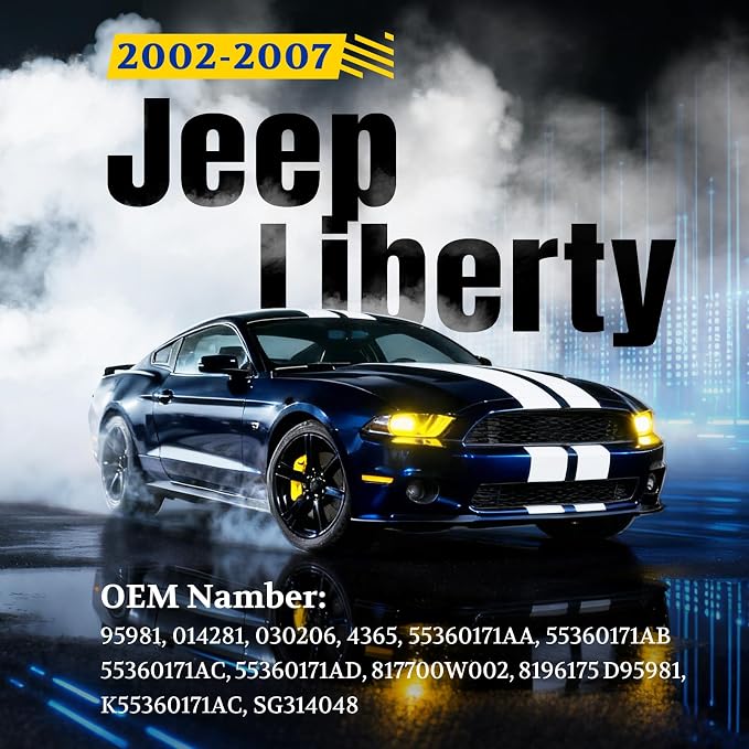 ARANA Rear Window Glass Struts for Jeep Liberty 2002-2007, 4365 Trunk Lift Support Shocks Spring Fit Jeep Liberty Base/Limited/Renegade 2002-2007, 2Pcs