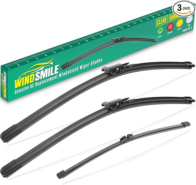 26" 18" 11" Windshield Wiper Blades Replacement for Lincoln Corsair 2020 2021 2022 2023 2024 Premium All Weather Front Rear Wipers Set - OEM Quality (Pack of 3)